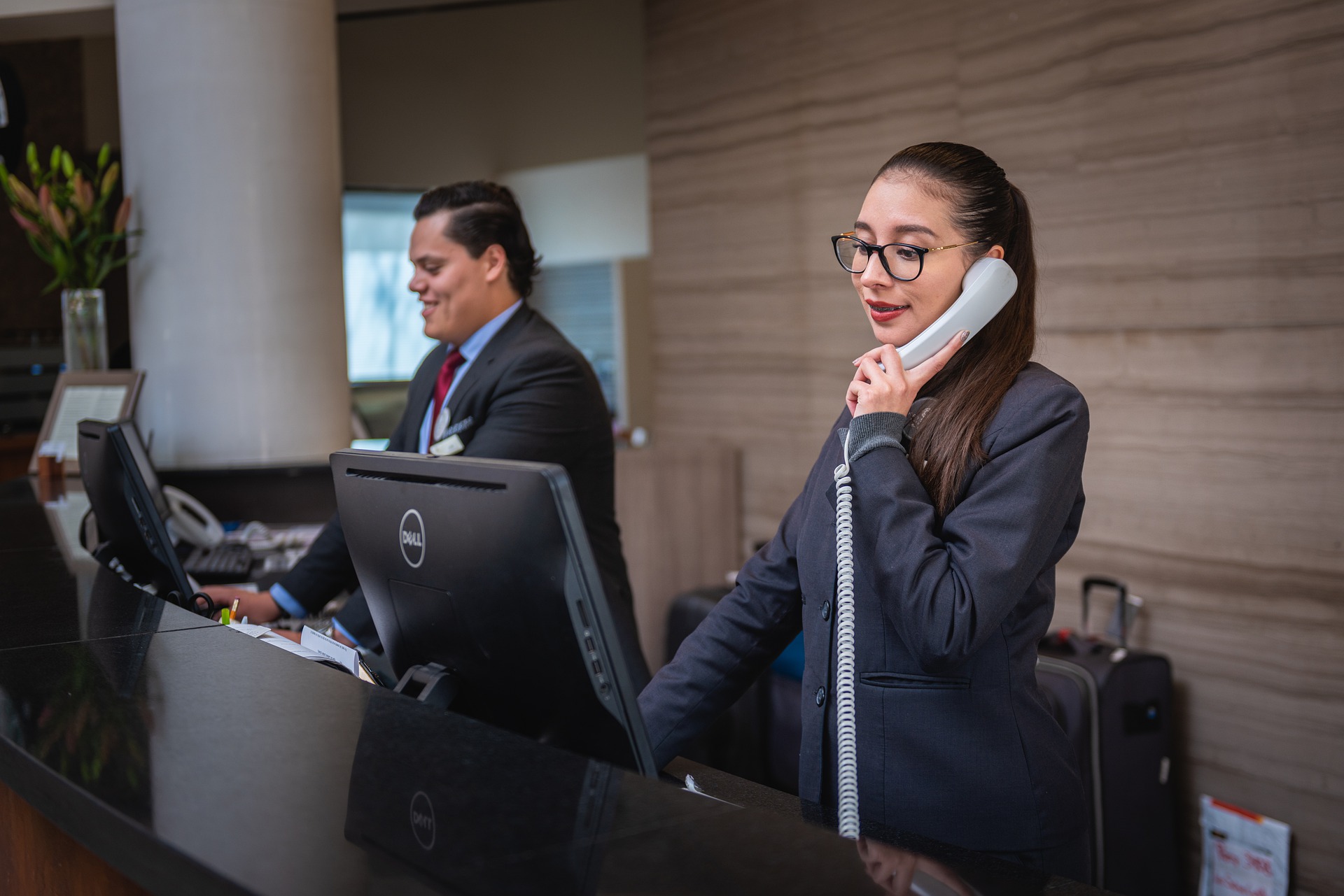Hotel Lobby Staff